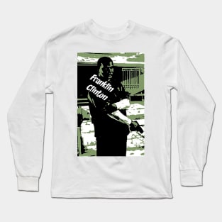 Franklin Clinton (pop art) Long Sleeve T-Shirt